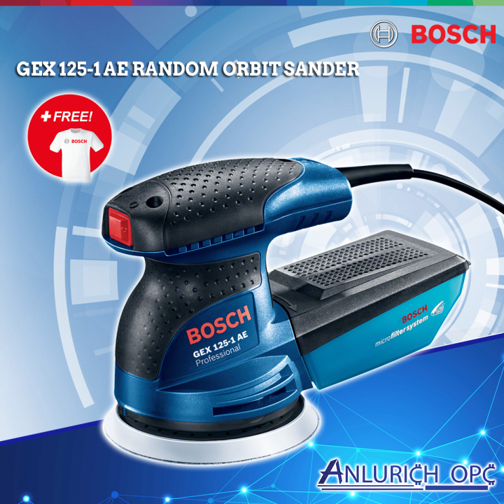 Bosch GEX 1251 AE Random orbit sander Lazada PH