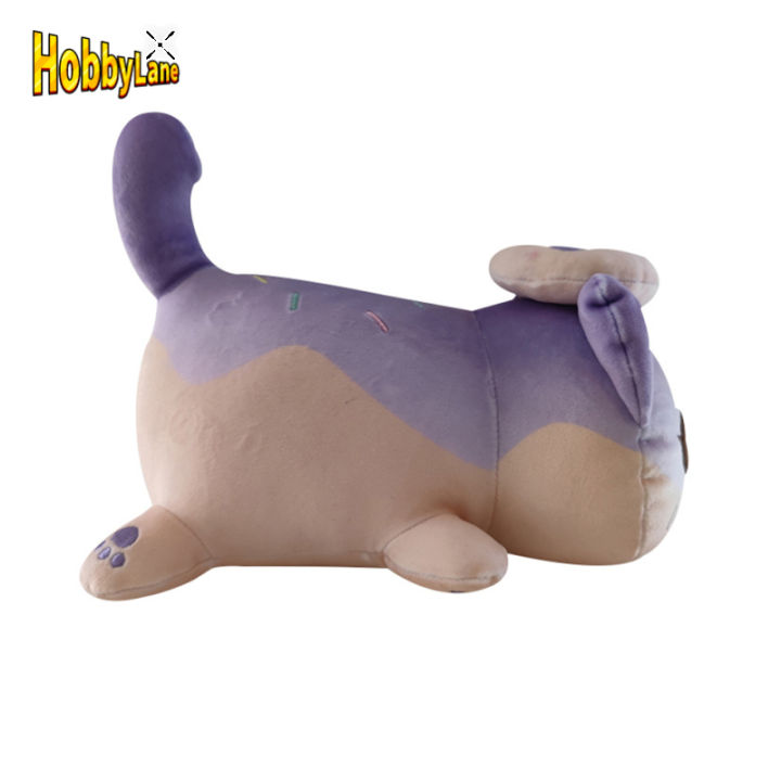 hobbyau-ตุ๊กตาแมวยัดนุ่นยัดไส้การ์ตูนน่ารัก-ของเล่นตุ๊กตาของขวัญฟิกเกอร์รูปสัตว์สำหรับพัดลมสำหรับเด็กๆ