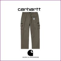 ใหม่ของแท้ Carhartt กางเกงขากระเป๋าใส่หลวมๆใส่ได้ทั้งผู้ชายและผู้หญิงที่ชื่นชอบฟังก์ชั่นการใส่โลโก้ยอดนิยมบนท้องถนน