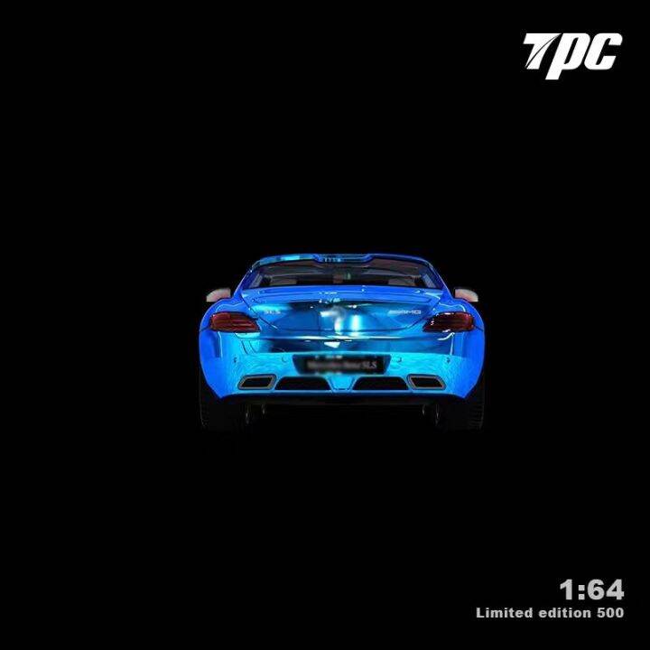 tpc-1-64-model-car-sls-alloy-die-cast-vehicle-eelectroplating-blue