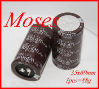 500V 470uF 100 ใหม่ญี่ปุ่น NCC Capacitance Electrolytic Capacitor Radial 35x60มม. +- 20