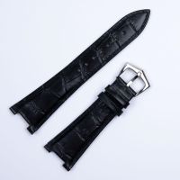 MEN Watch Accessories 25MM for PATEK PHILIPPE Nautilus 5711 5712G Series Genuine Leather Watch Strap Cowhide Bracelet Notch