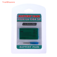 TrailB Li-ion แบตเตอรี่แบบชาร์จไฟได้พร้อมเครื่องมือสำหรับ Nintendo Game Boy Advance SP ระบบแบตเตอรี่แบบเปลี่ยนได้