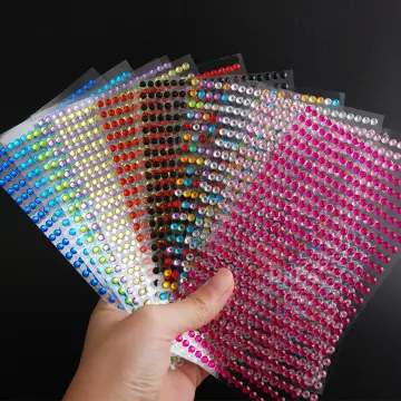 5 Sheets Rhinestones Stickers Self Adhesive Clear Stick on Crystal Diamond  Gems Stickers Bling Craft Jewels Gems Stickers for Nails Face Makeup  Decoration Rhinestones Gems Stickers with Tweezers