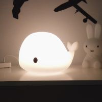 【CW】 Large Whale Lamp USB Dimmable Led Night Children Kids Birthday Cartoon Decoration Baby