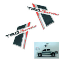 สติ๊กเกอร์ Sticker TRD Sportivo  ขนาด 58x40 cm. สีแดงดำ 2ชิ้น  Hilux Vigo Sr5 โตโยต้า วีโก้ ไฮลัก ปี 2005 - 2015 2ประตู 4ประตู สินค้าราถูก คุณภาพดี  Sticker