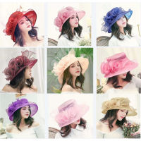 Summer Hats. Ruffled Hats. Brimmed Hats. Dress Hats. Wide Brimmed Hats. Folding Hats. Organza Hats. Womens Hats.