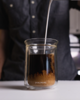 Drop of Caffeine | Ovalware - Double Wall Tasting Glass