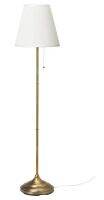 ÅRSTID Floor lamp, brass/white (อัวช์ทีด โคมไฟตั้งพื้น , ทองเหลือง/ขาว)