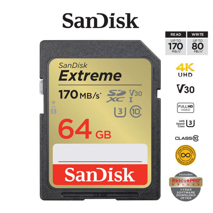 sandisk-extreme-sd-card-sdhc-sdxc-32gb-64gb-128gb-256gb-sdsdxvt-เมมโมรี่การ์ด-sdcard-แซนดิส-ประกัน-lifetime-synnex-sdsdxva-sdsdxvv