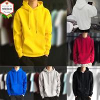 CODTheresa Finger ZW Men Kangaroo Pocket Plain-Colour Sweaters Hoodies for Winter Sports Casual