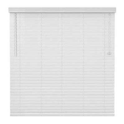 Blinds PVC wooden used to decorate homes, buildings, offices, restaurants for sun protection -  White