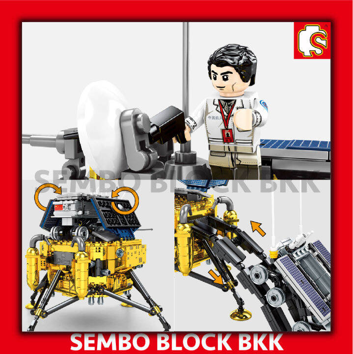 ชุดตัวต่อ-sembo-block-แลนเดอร์สำรวจอวกาศ-sd203301-จำนวน-702-ชิ้น