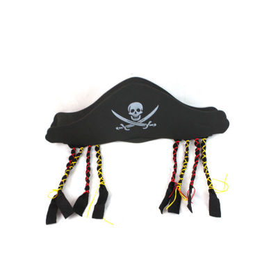 [Funny] Halloween cosplay Toys 5pcsset Pirate Compass Binocular Blindfold hat set Toys Costume party kids child gift