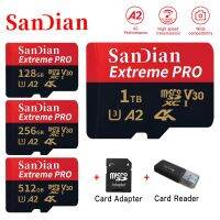 การ์ดหน่วยความจําเดิม SD 1TB 128GB 256GB ความเร็วสูง Class10 Micro SD / TF Flash Card 512GB Mini Card สําหรับสมาร์ทโฟน / คอมพิวเตอร์