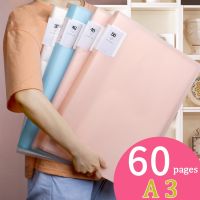 【Study the folder well】  A3แสดงหนังสือข้อมูลโปสเตอร์หนังสือเด็ก39; S อัลบั้มภาพคลิปเก็บคอลเลกชันหนังสือโฟลเดอร์รูปภาพไฟล์กระเป๋า