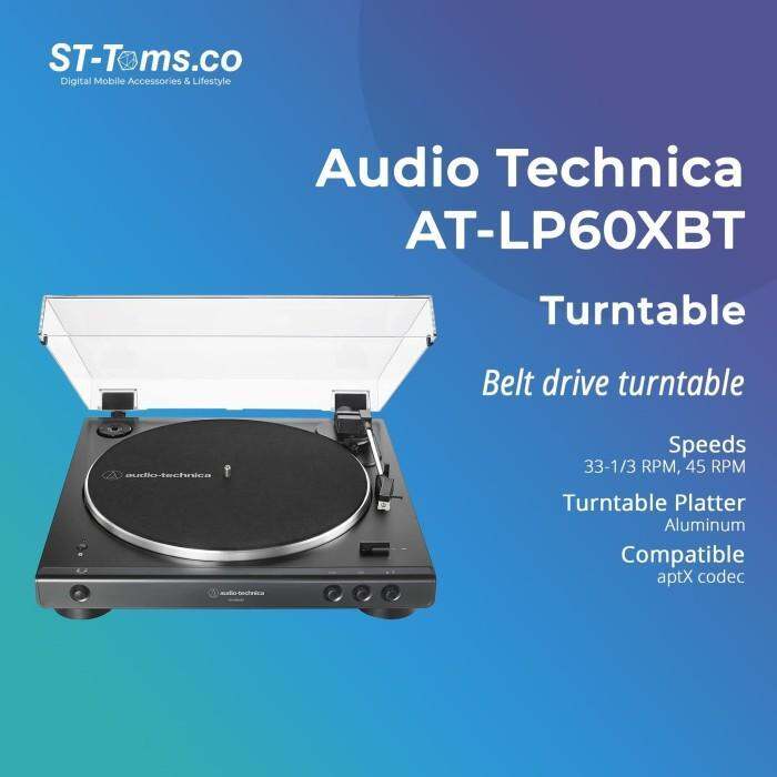 AUDIO TECHNICA AT-LP60XBT LP60X BT FULLY AUTOMATIC WIRELESS BELT BLACK ...