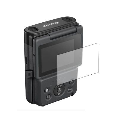 คลุมทั้งหมดเคสโทรศัพท์แบบกระจกนิรภัยแบบแข็งสำหรับ Canon Powershot V10กล้องถ่ายรูปวีล็อกจอแอลซีดีอุปกรณ์เสริมป้องกันหน้าจอฟิล์ม HD