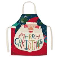 Mimilan Christmas Apron for Men Women kids with Adjustable Strap，Bib Apron for Home Kitchen Cooking Baking Gardening Waitress Apron