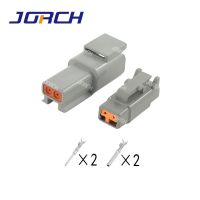 10 Sets Deutsch DTM 2Pin DTM06 2S/ATM06 2S DTM04 2P/ATM04 2P Waterproof Electrical Connector Inlet Air Temperature Sensor Plug