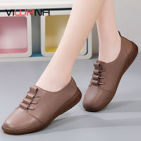 VIWANA Flats Shoes Size 41 Leather Ladies Korean Loafers Flat