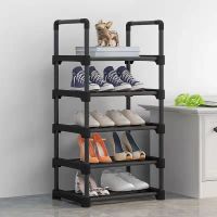 Spot parcel post Shoe Rack Simple Door Multi-Layer Household Economical Shoe Rack Entrance Dormitory Storage Dustproof Shoe Cabinet Bedroom Small