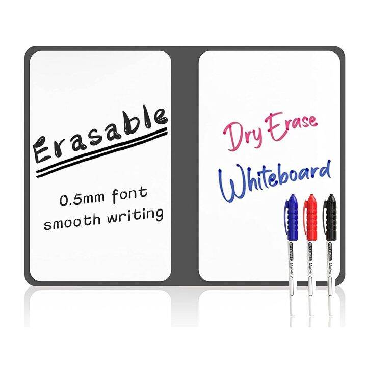 dry-erase-whiteboard-notebook-with-water-based-markers-non-magnetic-small-white-board-for-home-office-school-learning-amp-planner