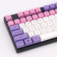 2022 Keypro Hana Ethermal Dye Sublimation fonts PBT keycap For Wired USB mechanical keyboard 134 keycaps