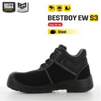 [รับประกัน 3 เดือน] Safety Jogger รุ่น BESTBOY EW S3 รองเท้าเซฟตี้ หัวเหล็ก พื้นกันทะลุ กว้างพิเศษ พื้นกันน้ำมัน