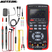 Meterk 2in มัลติมิเตอร์1ออสซิลโลสโคปแบบดิจิตอล48msa/s Oscilloscope แบนด์วิดท์10Mhz แบนด์วิธนับ9999 RMS 2.8นิ้ว IPS จอแสดงผลสีมัลติเมโทร