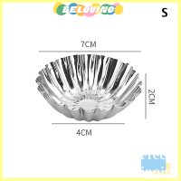 Beloving แม่พิมพ์ทาร์ตสแตนเลสสตีล5ชิ้นแม่พิมพ์พายคัพเค้กคุกกี้พุดดิ้งเครื่องมืออบแบบไม่ติดอุปกรณ์ถ้วยมัฟฟินการอบ