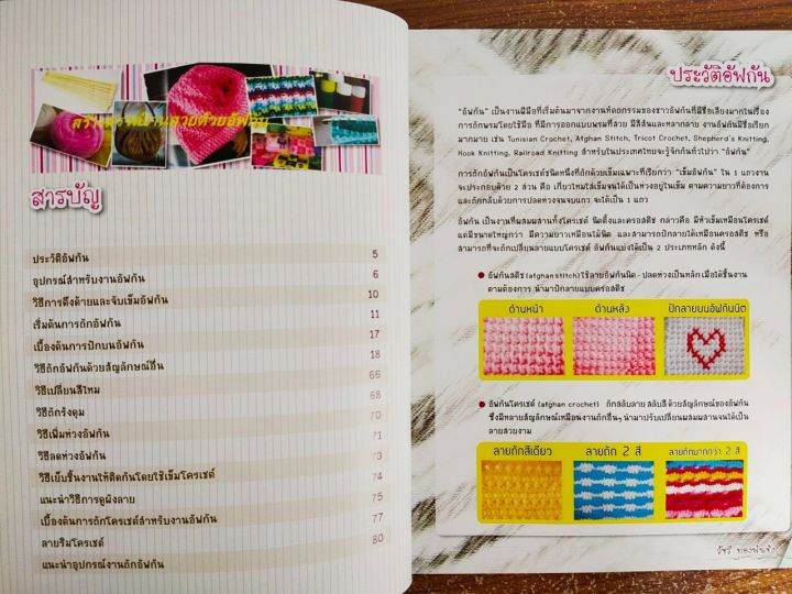 หนังสือฝึกสอน-การถักอัฟกันเบื้องต้น-basic-afgha-stitch-ฉบับสุดคุ้ม