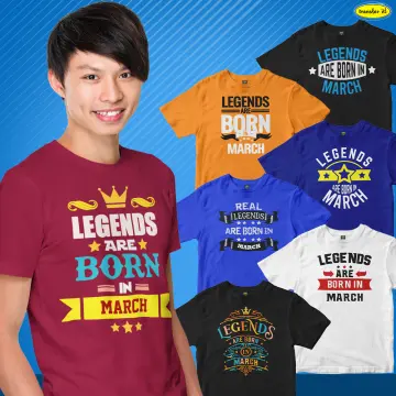 born in march t shirts buy online