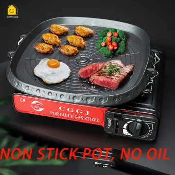  Barbecue Grill Pan, Korean Style BBQ Grill Pan With