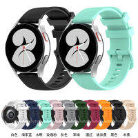 สายซิลิโคน 20มม สำหรับ Samsung Galaxy Watch 5 Pro 40mm 44mm 3 41mm Active Smart Watch Strap สำหรับ Garmin Venu 2 plus Forerunner 245 245M 645 สายรัดข้อมือเพลง