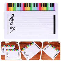 ROSENICE【Hot Sale】 ทีมงานดนตรี Erasable พลาสติกคณะกรรมการเพลงการเรียนการสอนการออกกำลังกายบัตรคณะกรรมการพลาสติกคะแนน