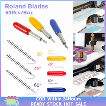 50pcs-30 45 60 Cricut Cutting Replacement Blades Roland Vinyl Cutter  Plotter