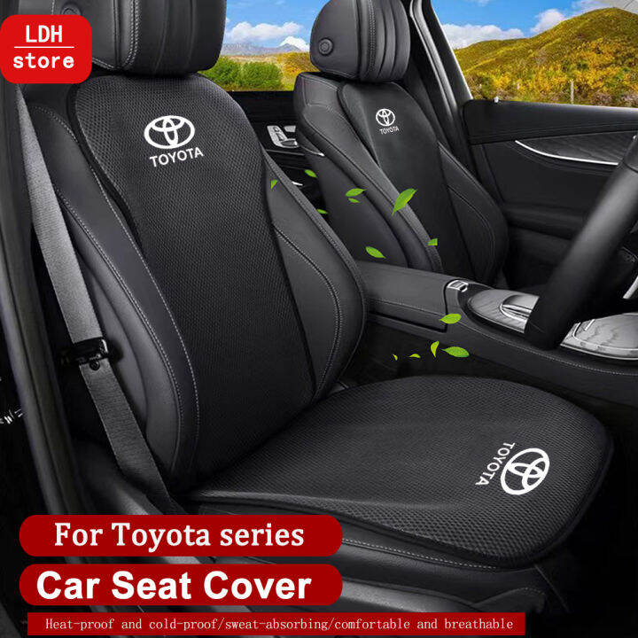 Four Seasons Car Seat Pad Cover Set Driver For Toyota Vios Camry Altis Avanza Innova Hilux 6376