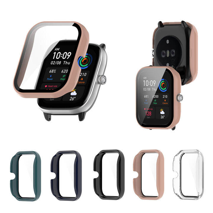 PC Watch Case for Amazfit GTS4 Mini with Tempered Film Integrated