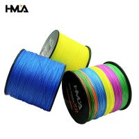 HMLA 4เส้น300เมตร500เมตร1000เมตร PE สายการประมงถัก10-80LB M Ultifilament สายการประมงเรียบปลาคาร์พตกปลา0.1มิลลิเมตร-0.5มิลลิเมตร