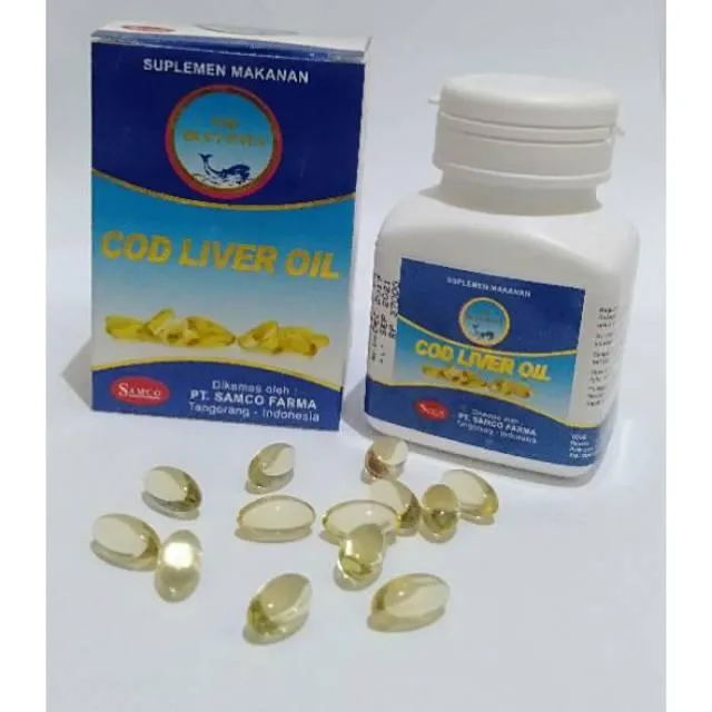 Cod Liver Oil Cap Ikan Paus Lazada Indonesia