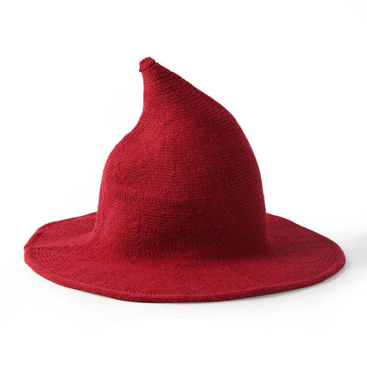 autumn-winter-women-hats-hot-popular-halloween-hat-witch-hat-magician-witch-hat-wool-wizard-hat-ac2109