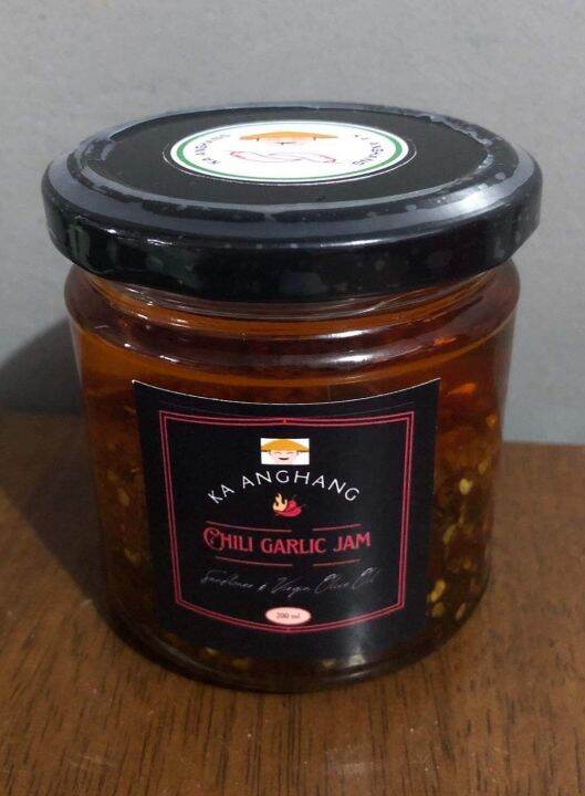 CHILI GARLIC JAM with Crispy Garlic Sunflower & Virgin Olive Oil 200ml Lazada PH
