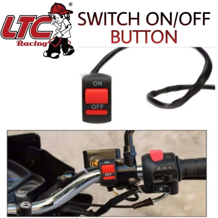 MOTORCYCLE LIGHT ON/OFF BUTTON SWITCH | Lazada PH