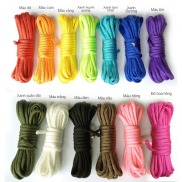 10Mét - Dây dù Paracord 7 Lõi 4mm Tròn 1 bó 10m -Giá10mét