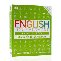 DK everyone learning English L3 Intermediate Course Workbook with Audio English for everyone Level 3 intermediate practice book original English self-study textbook IELTS TOEFL book