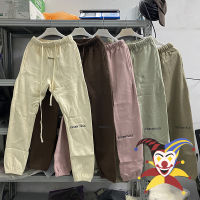 Essentials Sweatpants ผู้ชายผู้หญิง Jogger Drawstring Streetwear กางเกงสะท้อนแสงกางเกง