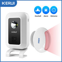 KERUI M7ยินดีต้อนรับ Motion Sensor Security Alarm 32เพลง DoorBell Chime ไร้สาย Smart Home LED Night Light ประตูหน้าต่าง Store Shop