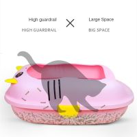 Sandbox Cat Litter Closed Cat Litter Tray Goods For Cats Pet Cat Litter Box Pet Semi-Enclosed Detachable Anti-Splashing Cat