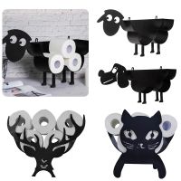 Funny Metal Iron Animal Shape Decorative Toilet Paper Racks Free Standing Bathroom Tissue Storage Roll Paper Holder Accessories Toilet Roll Holders